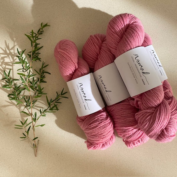 Nomad Yarns : Botanically Dyed 8ply Polworth