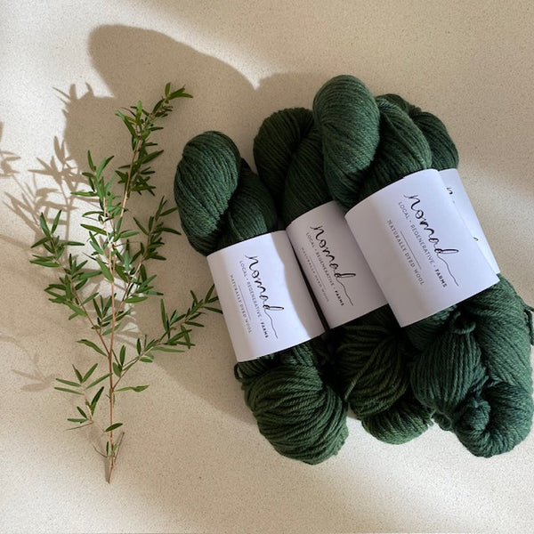 Nomad Yarns : Botanically Dyed 8ply Polworth